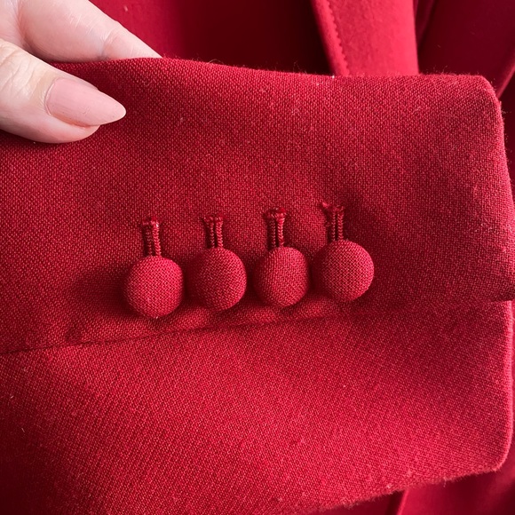 EUC Vintage Talbots Red Blazer - Picture 4 of 6